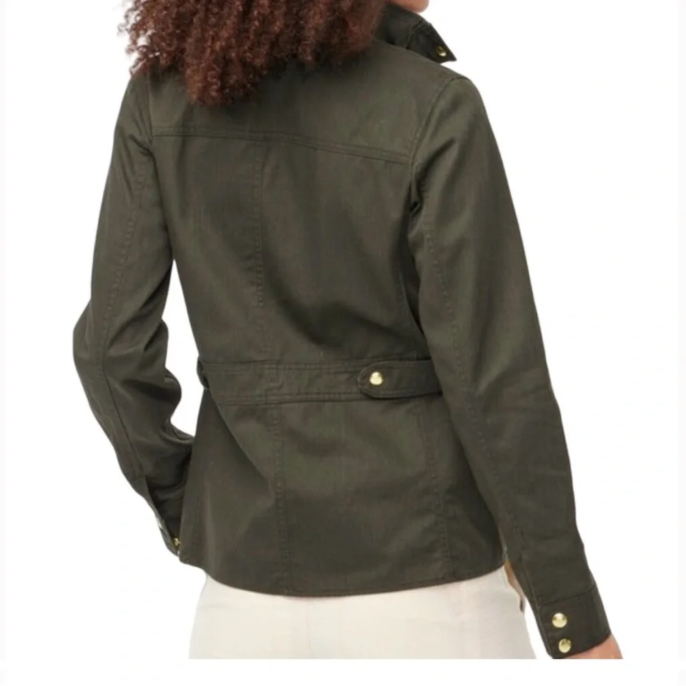 J.Crew J. Crew Relaxed Boyfriend Field Jacket Utility‎ Jacket Military style Med